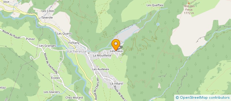 localisation de l'entreprise MADAME HELENE GRANDSAIGNE LENFANT  VACHERESSE