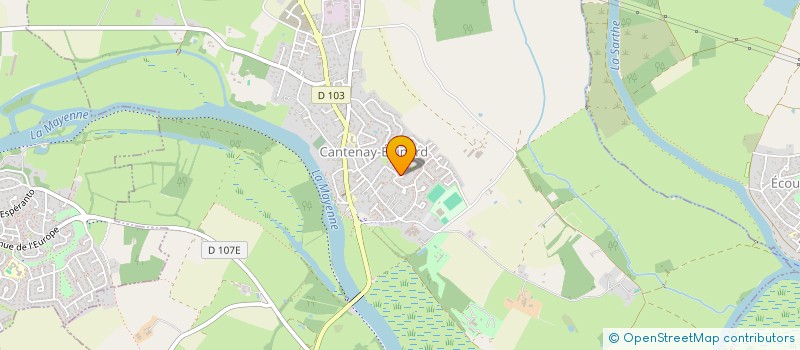 localisation de l'entreprise MADAME HELENE GRARD  CANTENAY-EPINARD