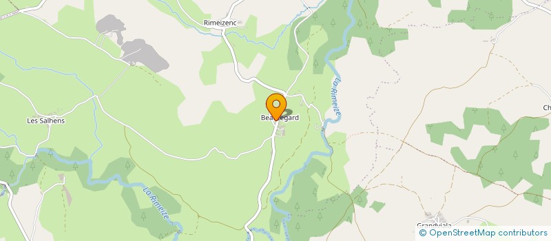 localisation de l'entreprise MADAME HELENE GRAS  PEYRE EN AUBRAC