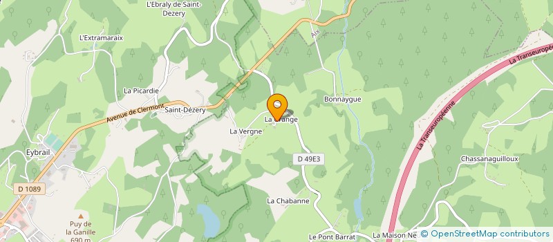 localisation de l'entreprise MADAME HELENE GRATADOUR  SAINT-FREJOUX