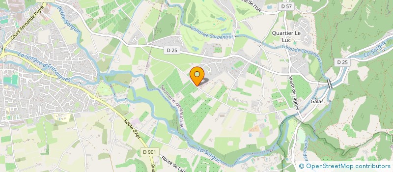 localisation de l'entreprise MADAME HELENE GRITTI à SAUMANE-DE-VAUCLUSE