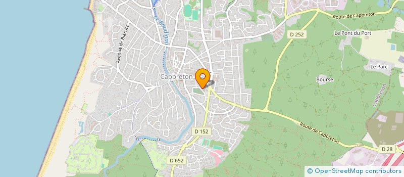 localisation de l'entreprise MADAME HELENE GROLLEAU  CAPBRETON