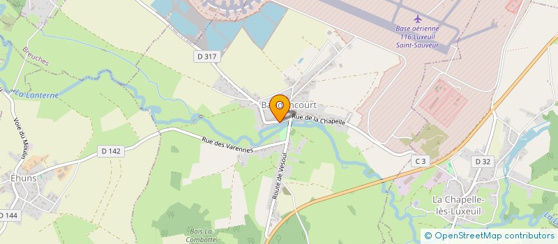 localisation de l'entreprise MADAME HELENE GROSJEAN  BAUDONCOURT