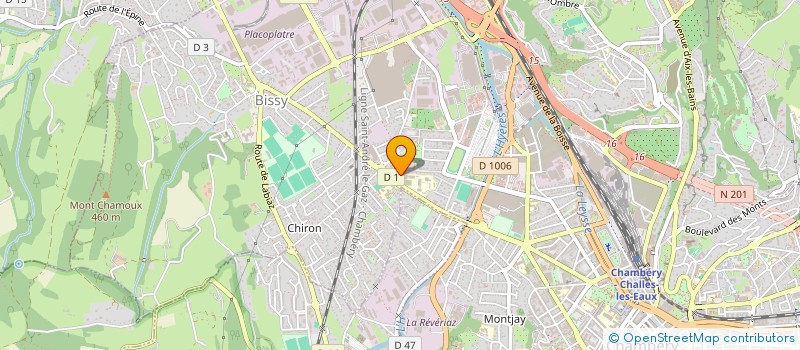 localisation de l'entreprise MADAME HELENE GROSS à CHAMBERY