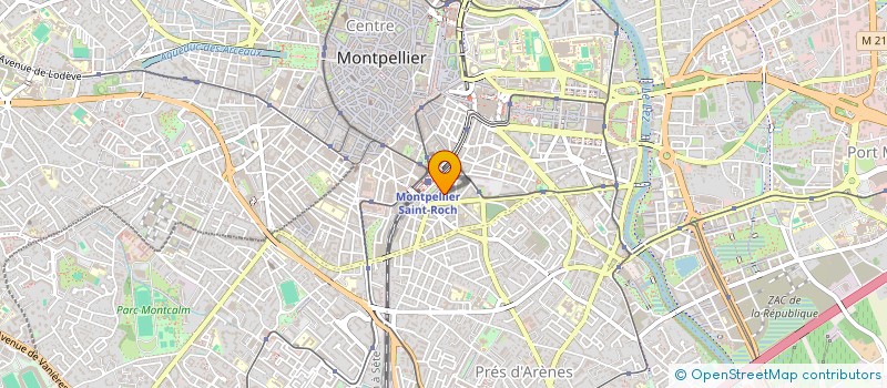 localisation de l'entreprise MADAME HELENE GROSSHANS à MONTPELLIER