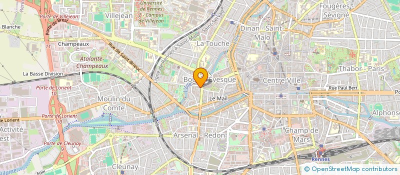 localisation de l'entreprise MADAME HELENE GUEHENNEUC  RENNES