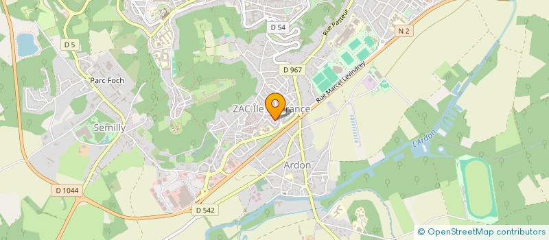 localisation de l'entreprise MADAME HELENE GUENET à BRUYERES-ET-MONTBERAULT