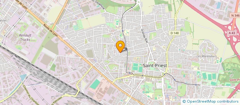 localisation de l'entreprise MADAME HELENE GUERIN  LYON