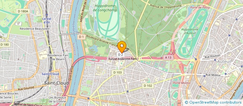 localisation de l'entreprise MADAME HELENE GUERRIER DE DUMAST à BOULOGNE-BILLANCOURT