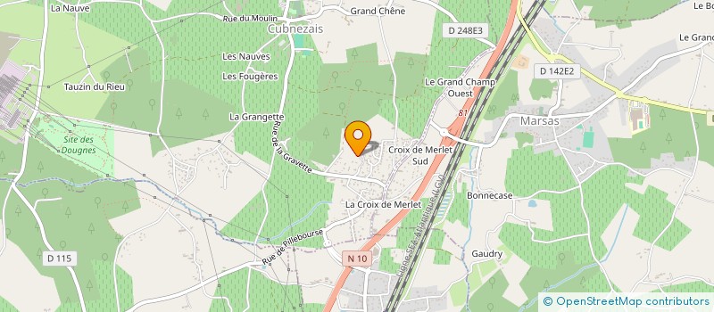 localisation de l'entreprise MADAME HELENE GUIGNET  SAINT-MARIENS