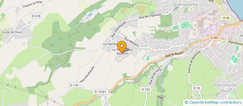 localisation de l'entreprise MADAME HELENE GUIHOT  LA HAGUE