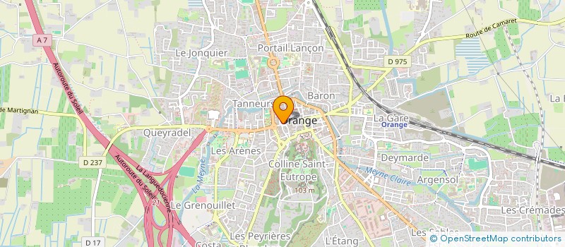 localisation de l'entreprise MADAME HELENE GUILHEM  ORANGE