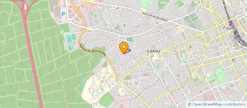 localisation de l'entreprise MADAME HELENE GUILLAUME à LAXOU