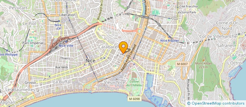 localisation de l'entreprise MADAME HELENE GUILLIANO à NICE
