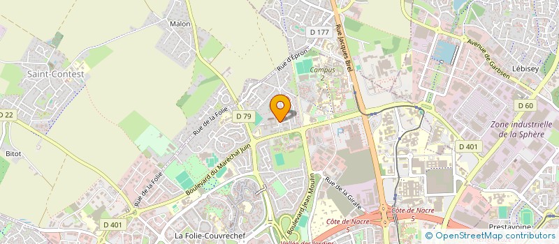 localisation de l'entreprise MADAME HELENE GUILLO à CAEN