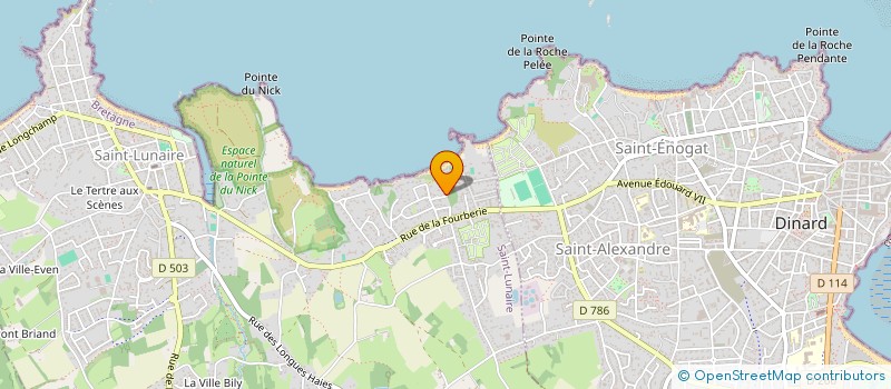 localisation de l'entreprise MADAME HELENE GUILLOT à SAINT-LUNAIRE