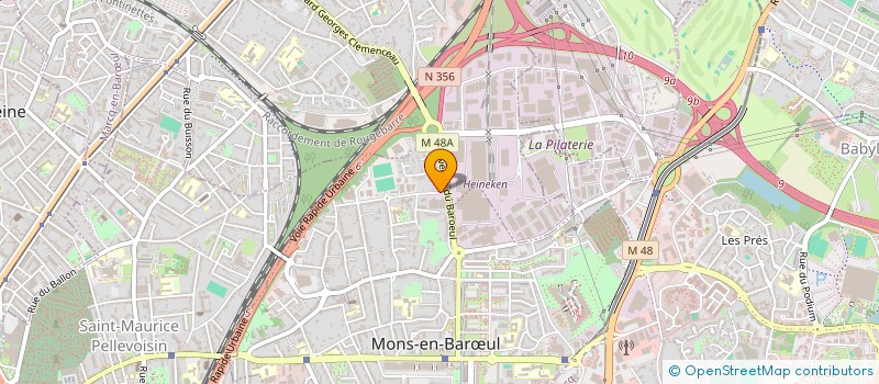 localisation de l'entreprise MADAME HELENE GUILMANT  MONS-EN-BARUL