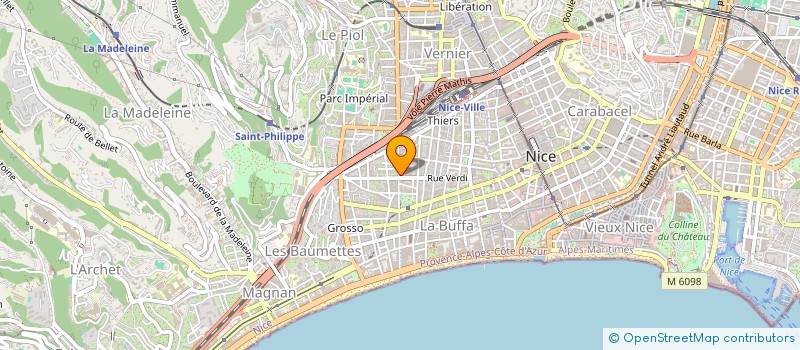 localisation de l'entreprise MADAME HELENE GUILMARD à NICE