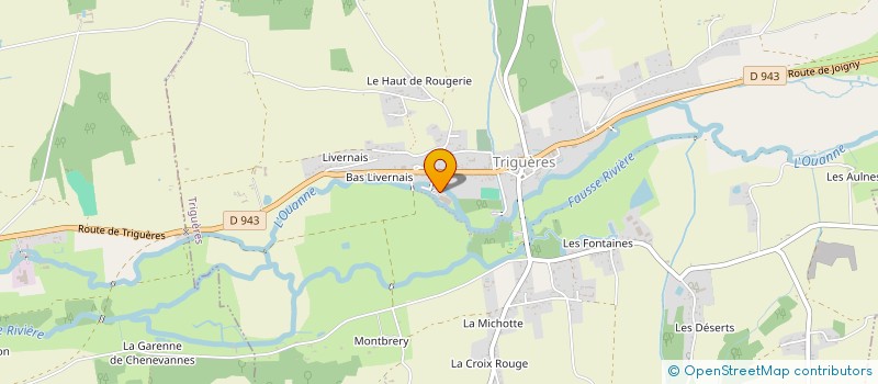 localisation de l'entreprise MADAME HELENE GUINEBAULT à TRIGUERES