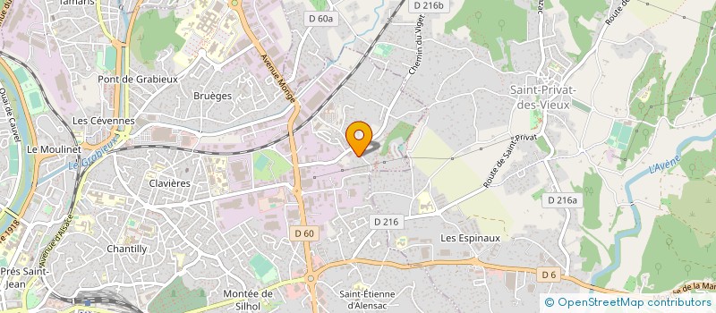 localisation de l'entreprise MADAME HELENE GUY à ALES
