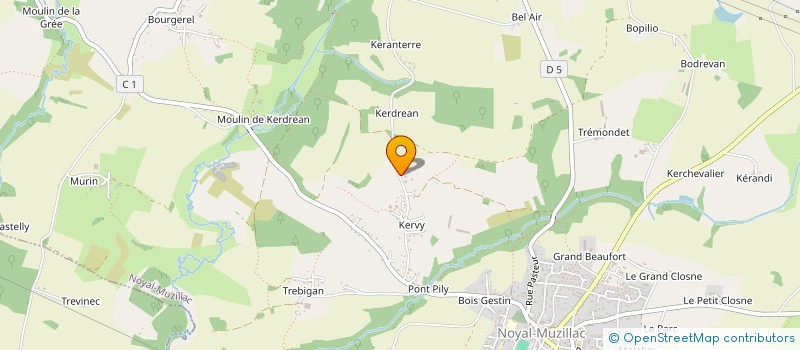 localisation de l'entreprise MADAME HELENE GUYOT  NOYAL-MUZILLAC