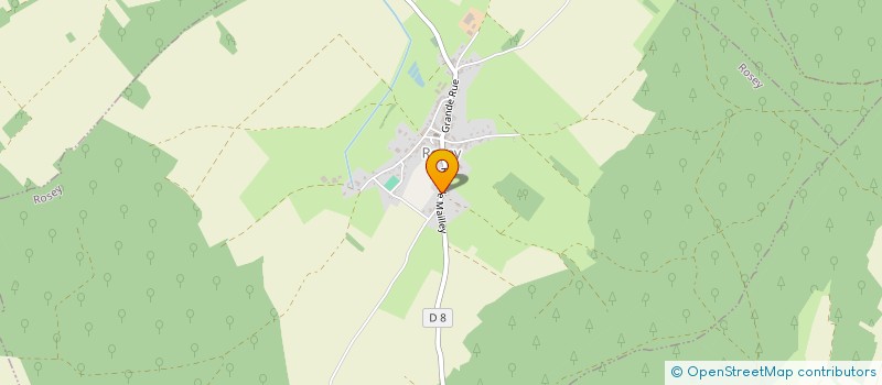 localisation de l'entreprise MADAME HELENE GUYOT  ROSEY