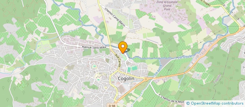 localisation de l'entreprise MADAME HELENE HABIB  COGOLIN