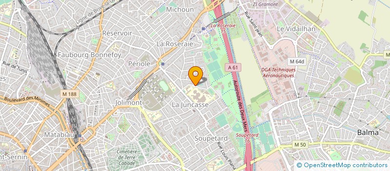 localisation de l'entreprise MADAME HELENE HABOUZIT  TOULOUSE