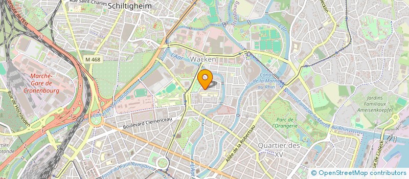 localisation de l'entreprise MADAME HELENE HABY à STRASBOURG