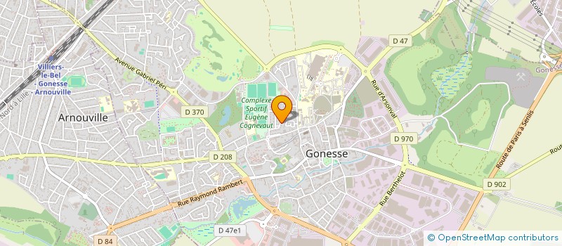 localisation de l'entreprise MADAME HELENE HANNOUCHI à GONESSE