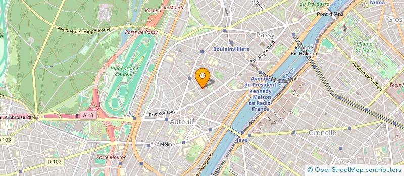 localisation de l'entreprise MADAME HELENE HANS  PARIS