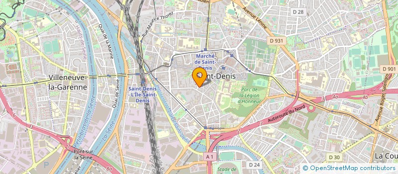 localisation de l'entreprise MADAME HELENE HARDER  SAINT-DENIS