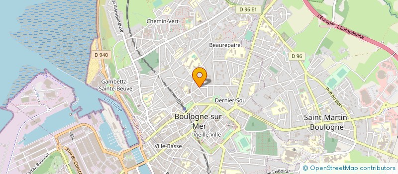 localisation de l'entreprise MADAME HELENE HARDY à BOULOGNE-SUR-MER