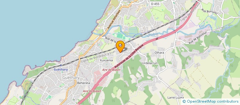 localisation de l'entreprise MADAME HELENE HAREL à BIARRITZ