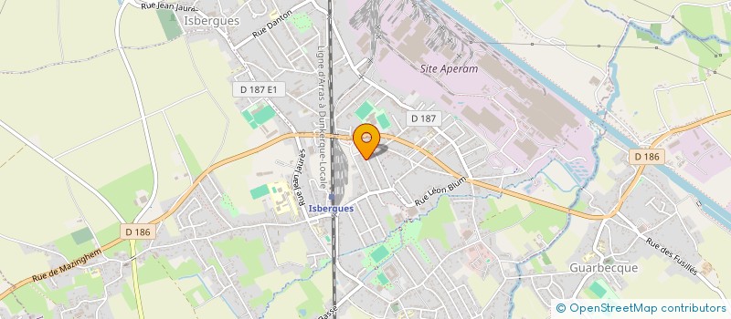 localisation de l'entreprise MADAME HELENE HARFAUX  ISBERGUES