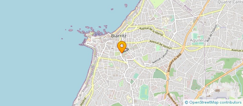 localisation de l'entreprise MADAME HELENE HAURIE  BIARRITZ