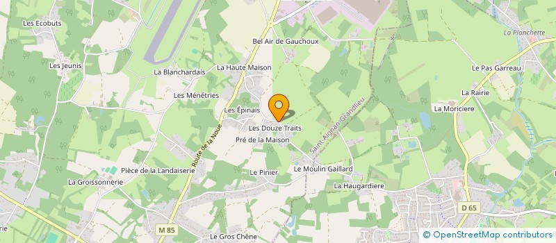 localisation de l'entreprise MADAME HELENE HEBERT  SAINT-AIGNAN-GRANDLIEU