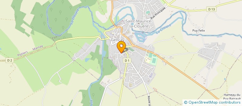 localisation de l'entreprise MADAME HELENE HEBRAS  GENCAY