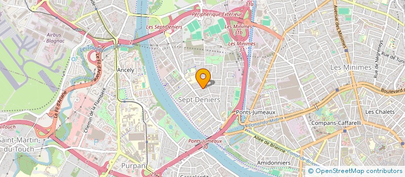 localisation de l'entreprise MADAME HELENE HEDOUIN à TOULOUSE