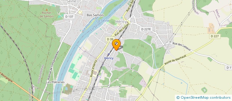 localisation de l'entreprise MADAME HELENE HENRARD  HERICY