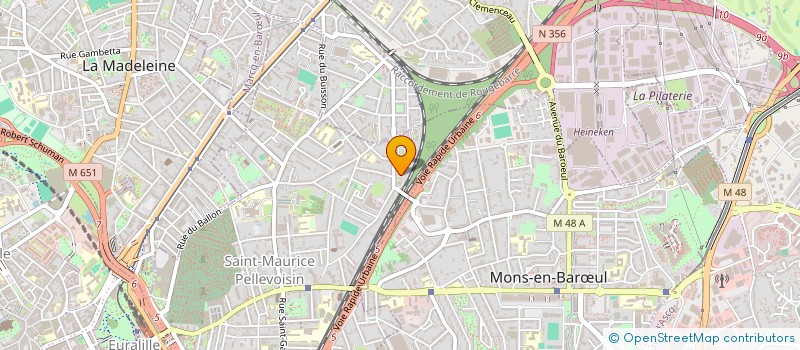 localisation de l'entreprise MADAME HELENE HERMANS à LILLE