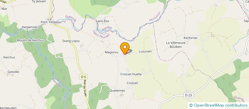 localisation de l'entreprise MADAME HELENE HERVE  SAINT-THURIEN