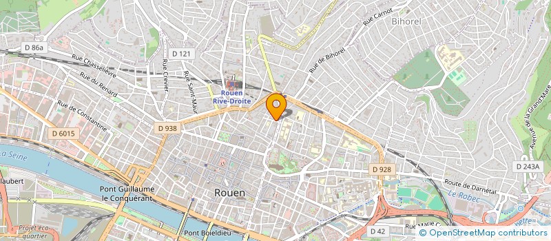 localisation de l'entreprise MADAME HELENE HERVIEUX  ROUEN