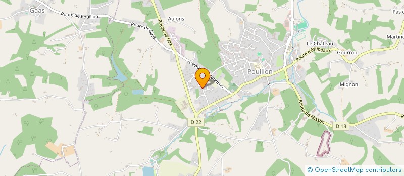 localisation de l'entreprise MADAME HELENE HESSE  POUILLON