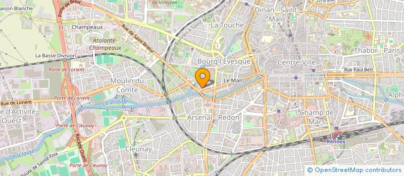 localisation de l'entreprise MADAME HELENE HINGANT  RENNES