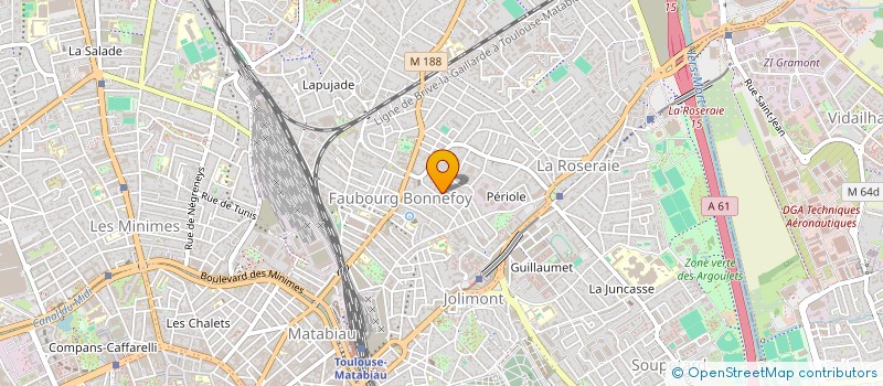 localisation de l'entreprise MADAME HELENE HIRSINGER  TOULOUSE