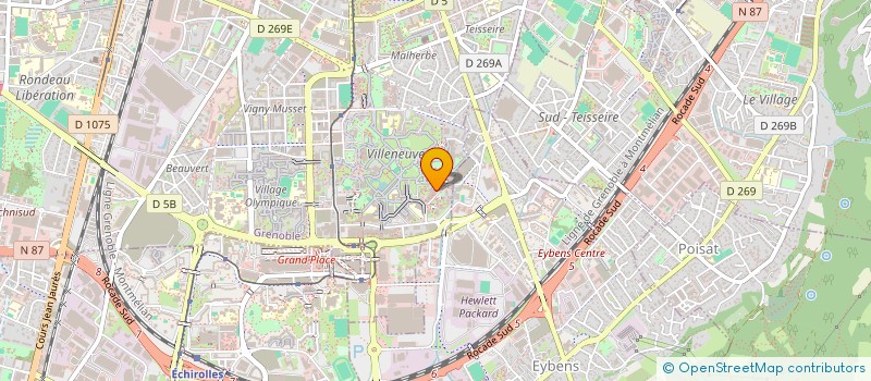 localisation de l'entreprise MADAME HELENE HIRTZ  GRENOBLE