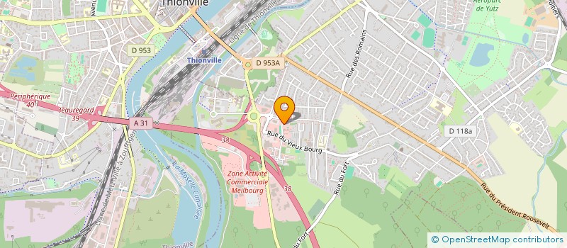 localisation de l'entreprise MADAME HELENE HIRTZMANN  YUTZ