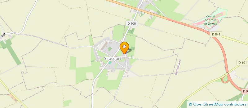 localisation de l'entreprise MADAME HELENE HOCHART  SIRACOURT