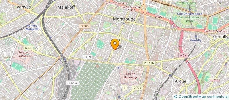 localisation de l'entreprise MADAME HELENE HOCHEREAU à MONTROUGE